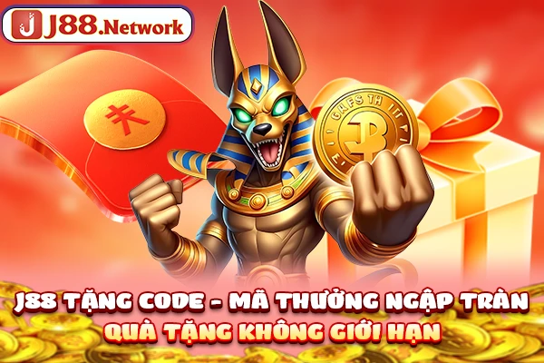 J88 Tặng Code - Mã Thưởng Ngập Tràn, Quà Tặng Không Giới Hạn